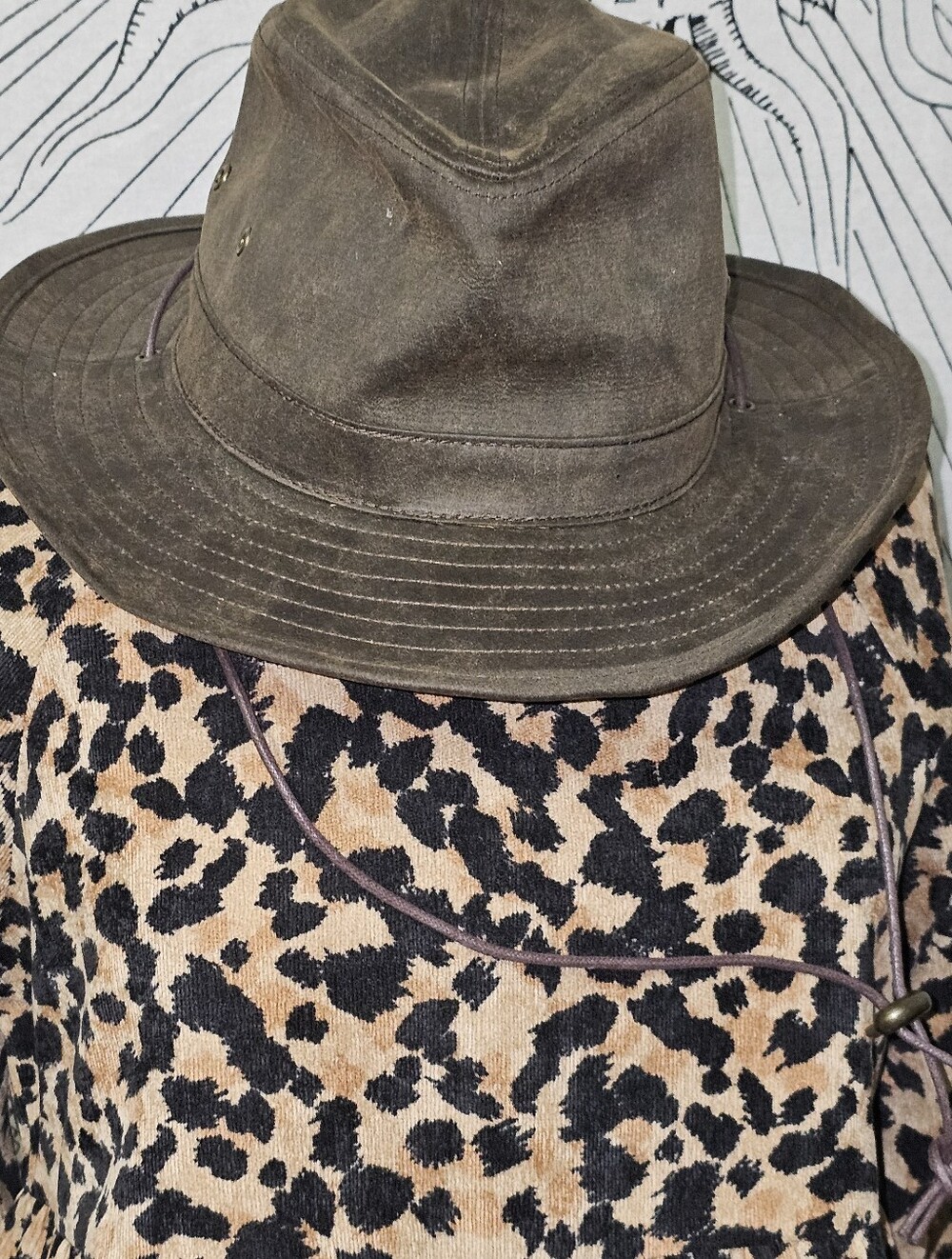 Irwin Brown Western Weathered Outback Hat by American Hat Makers Med 7-1/8